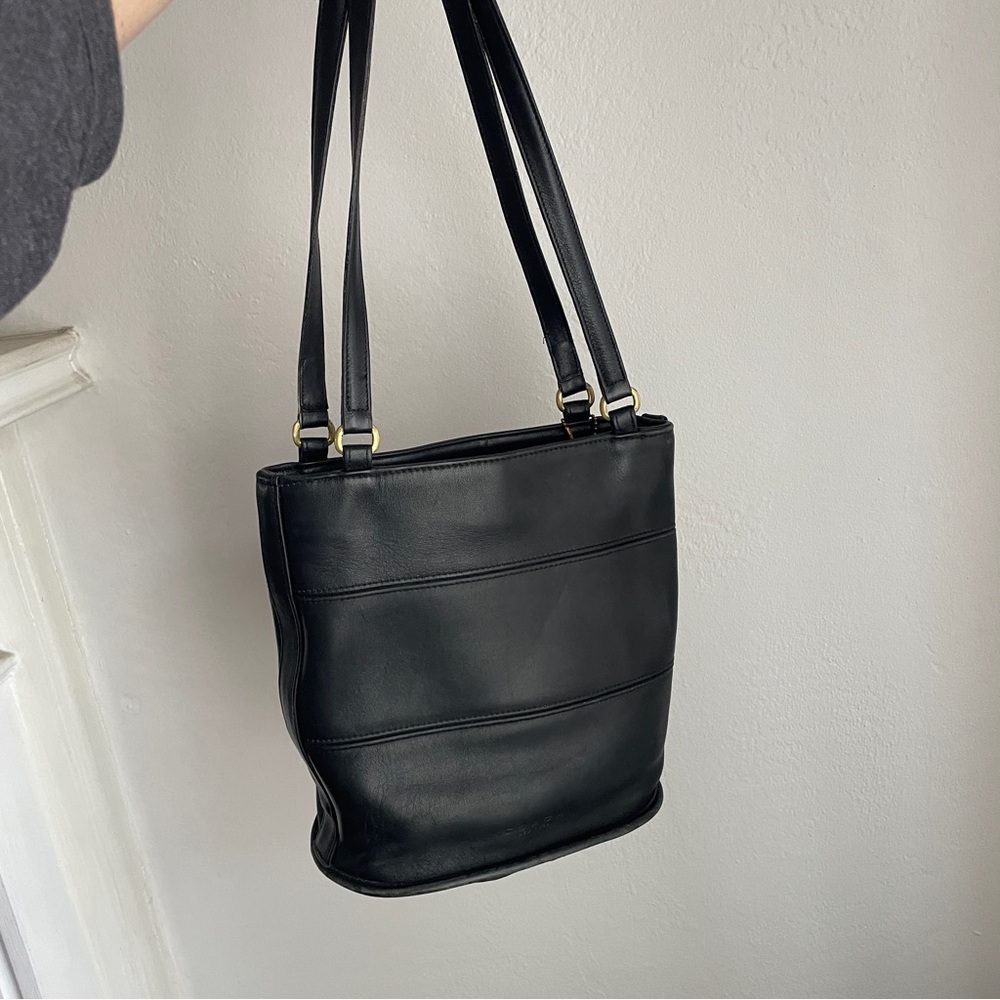 Coach vintage black tribeca bucket bag